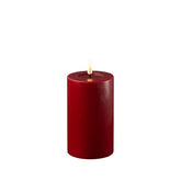 DELUXE Bordeaux LED Candle 7,5x12,5 - (RF-0057)